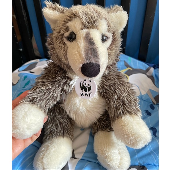 Stuffed Animal Dog Doll Toy Build-A-Bear Work Shop COLLECTiBEAR WWF EUC - Picture 2 of 10